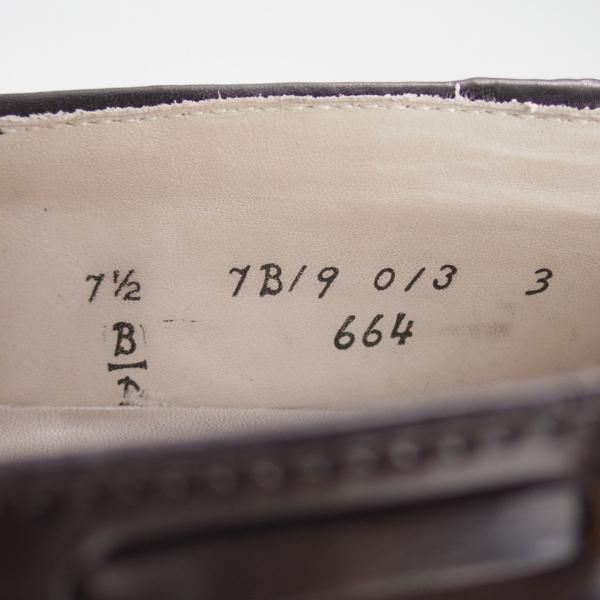 極美品★オールデン 7.5D【定価￥133,920-★コードバン仕様/タッセルローファー】664/アバディーンラスト/黒/メンズ/Alden★d616