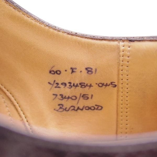 極上★チャーチ 60F/UK6【定価￥89,640-★バーウッド/BURWOOD】81ラスト/ポリッシュドバインダーカーフ/黒/メンズ/Church's★d618