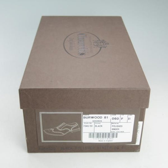 極上★チャーチ 60F/UK6【定価￥89,640-★バーウッド/BURWOOD】81ラスト/ポリッシュドバインダーカーフ/黒/メンズ/Church's★d618