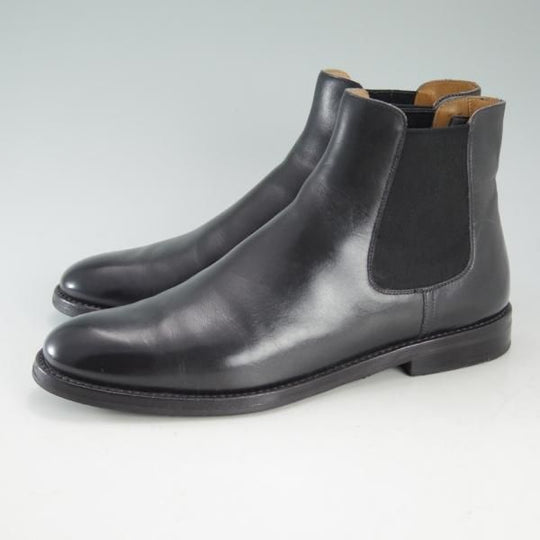美品★チャーチ(レディース) SIZE 38【貴重★ナチュラルカーフ/MONMOUTH WG】サイドゴアブーツ/黒/8744-26/Church's★d619