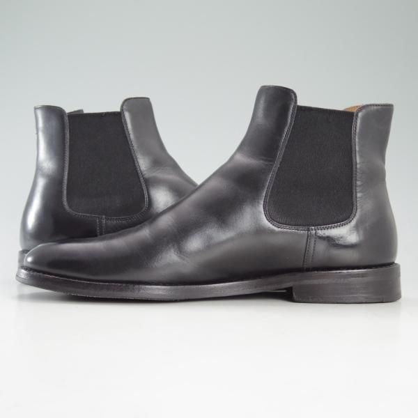 美品★チャーチ(レディース) SIZE 38【貴重★ナチュラルカーフ/MONMOUTH WG】サイドゴアブーツ/黒/8744-26/Church's★d619