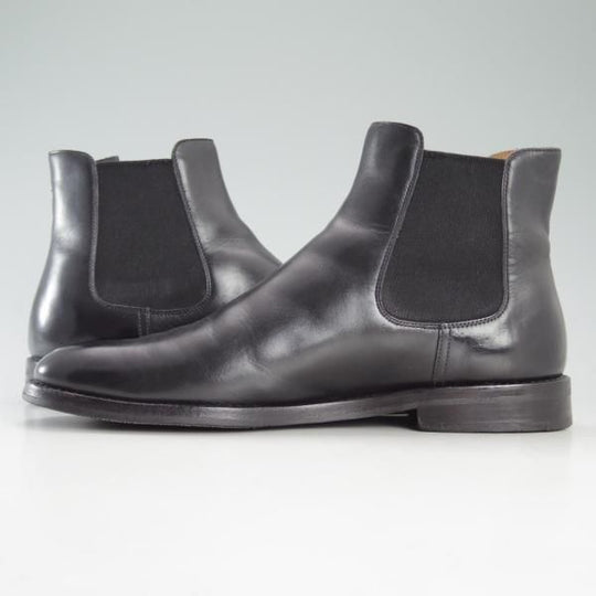 美品★チャーチ(レディース) SIZE 38【貴重★ナチュラルカーフ/MONMOUTH WG】サイドゴアブーツ/黒/8744-26/Church's★d619