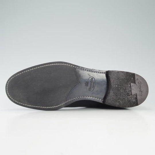 美品★チャーチ(レディース) SIZE 38【貴重★ナチュラルカーフ/MONMOUTH WG】サイドゴアブーツ/黒/8744-26/Church's★d619