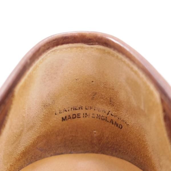極上★クロケット&ジョーンズ 7E【★コインローファー/スエード】茶/メンズ/Crockett&Jones★d620