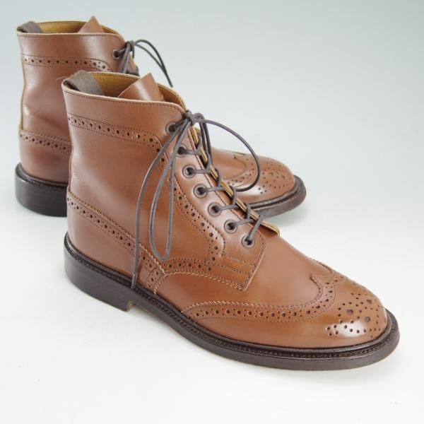 極上★トリッカーズ(レディース) SIZE 4.5【★カントリーブーツ/L5180】カーフ/茶/Tricker's★d622