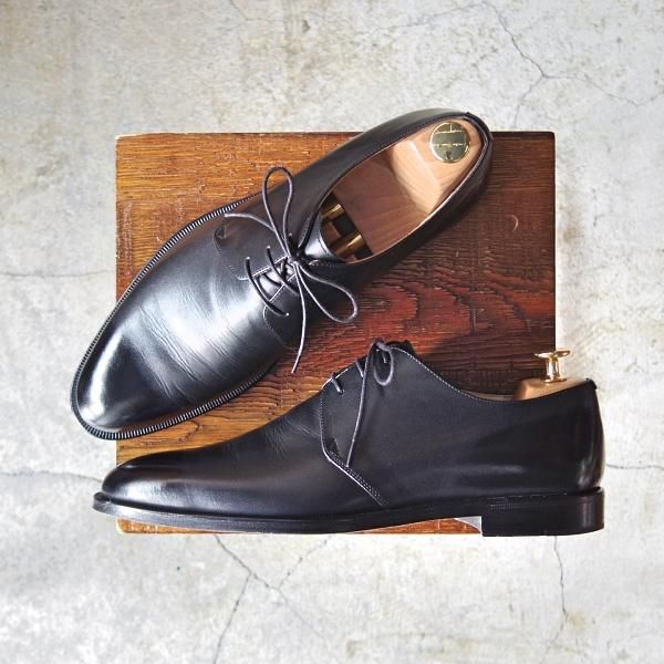 美品★(神田)Ethos Club/エトスクラブ SIZE 7.5【貴重★(表参道)BEYES別注/バイズ】プレーントゥ/カーフ/黒/メンズ/靴/シューズ★d623