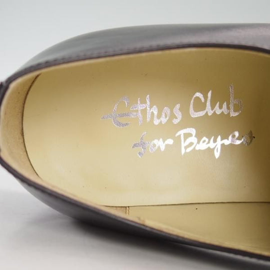 美品★(神田)Ethos Club/エトスクラブ SIZE 7.5【貴重★(表参道)BEYES別注/バイズ】プレーントゥ/カーフ/黒/メンズ/靴/シューズ★d623