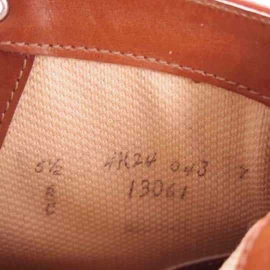 美品★オールデン(レディース) 5.5C【貴重★(80's〜90's)dezert別注/マンソンブーツ】13061/カーフ/茶/Alden★d625