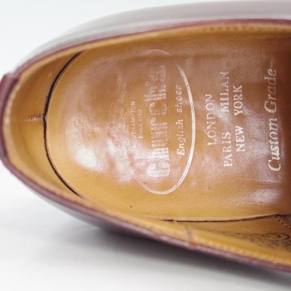 極上★チャーチ 60F/UK6【貴重★CONSUL/旧チャーチ/ブックバインダーカーフ】73ラスト/コンサル/ストレートチップ/メンズ/Church's★d627