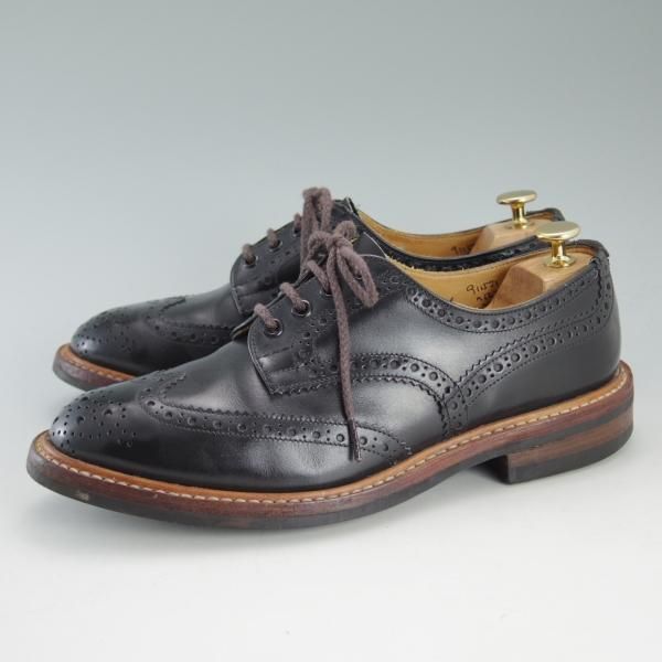 極上★トリッカーズ SIZE 7.5【★ダイナイトソール仕様/BOURTON/バートン/M5633】カントリーシューズ/短靴/黒/メンズ/Tricker's★d628
