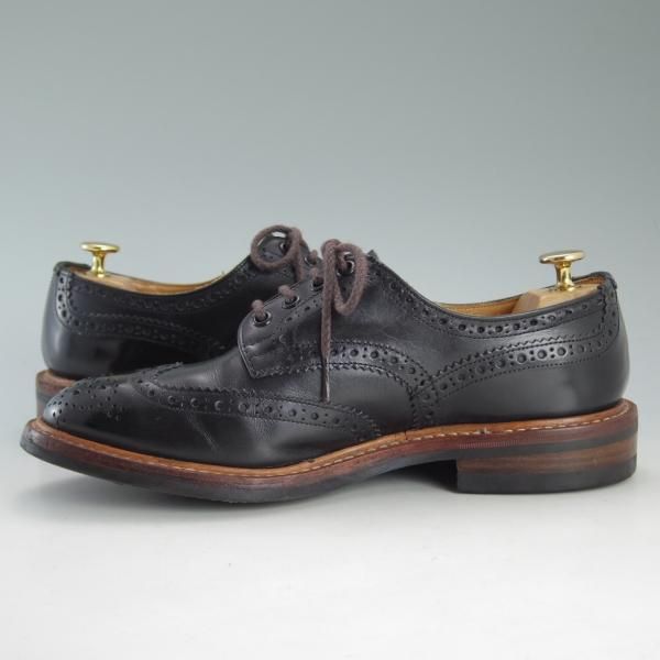 極上★トリッカーズ SIZE 7.5【★ダイナイトソール仕様/BOURTON/バートン/M5633】カントリーシューズ/短靴/黒/メンズ/Tricker's★d628