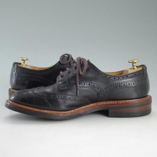 極上★トリッカーズ SIZE 7.5【★ダイナイトソール仕様/BOURTON/バートン/M5633】カントリーシューズ/短靴/黒/メンズ/Tricker's★d628