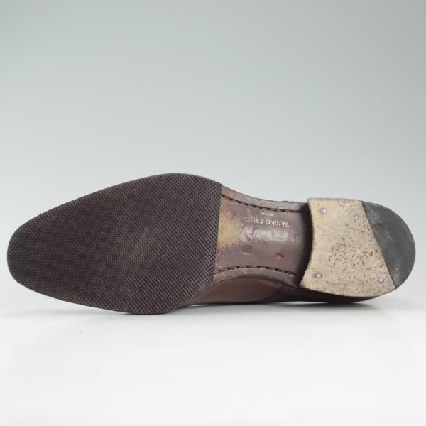 ★(伊)タニノクリスチー SIZE 7【定価18万円以上★最後期のダブルモンク/134644】カーフ/茶/メンズ/TANINO CRISCI★d631
