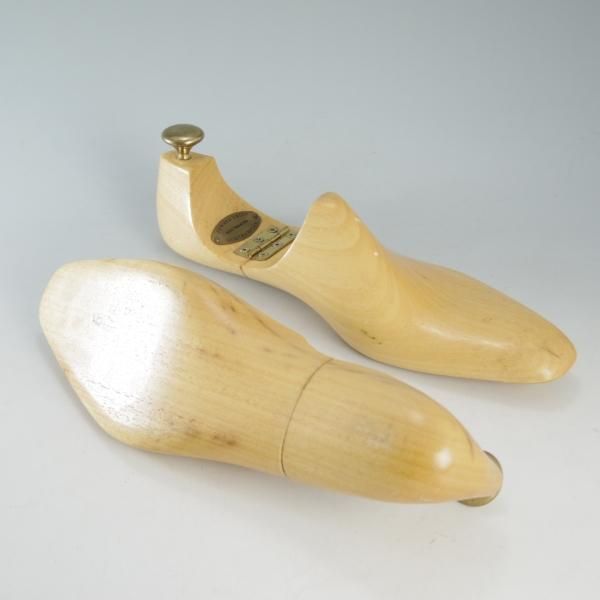 極上★エドワードグリーン 6E【貴重★旧トップドロワー用/ヒンジ式シューツリー/808ラスト】木製シューキーパー/EDWARD GREEN★d636