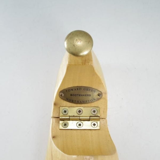極上★エドワードグリーン 6E【貴重★旧トップドロワー用/ヒンジ式シューツリー/808ラスト】木製シューキーパー/EDWARD GREEN★d636