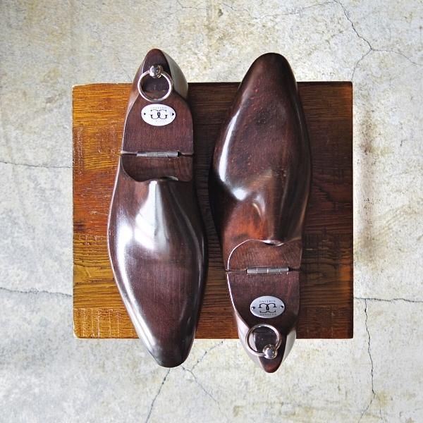 美品★(英)ガジアーノ&ガーリング UK9.5〜10程度【貴重★ビスポーク用/純正シューツリー】木製シューキーパー/GAZIANO&GIRLING★d637