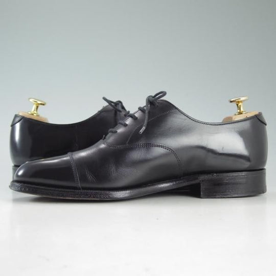 美品★(英)チーニー 6EE【★トゥモローランド別注/TOMORROWLAND/ストレートチップ】カーフ/黒/メンズ/シューズ/靴/CHEANEY★d605
