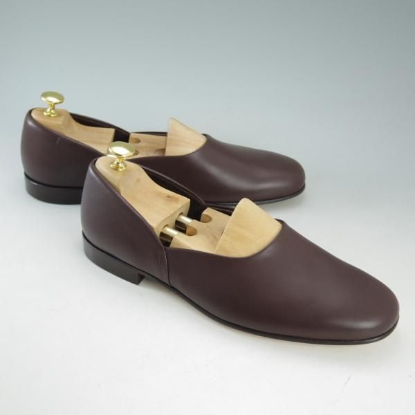 新品★チャーチ 70F/UK7【貴重★ルームシューズ/56ラスト】AJAX03/スリッパー/スリッポン/カーフ/茶/メンズ/Church's★d640