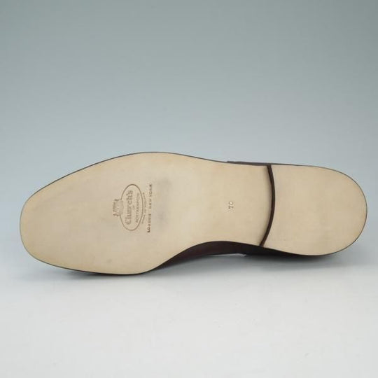 新品★チャーチ 70F/UK7【貴重★ルームシューズ/56ラスト】AJAX03/スリッパー/スリッポン/カーフ/茶/メンズ/Church's★d640