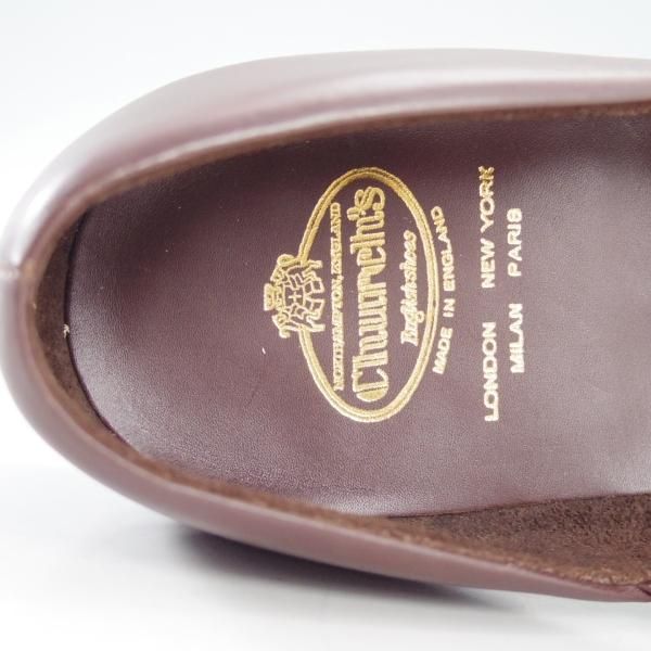 新品★チャーチ 70F/UK7【貴重★ルームシューズ/56ラスト】AJAX03/スリッパー/スリッポン/カーフ/茶/メンズ/Church's★d640