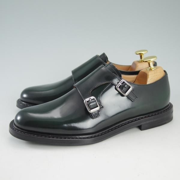 新品★チャーチ(レディース) SIZE 36【希少色★モスグリーン/深緑/LORA R】ダブルモンク/ポリッシュドバインダーカーフ/Church's★d641