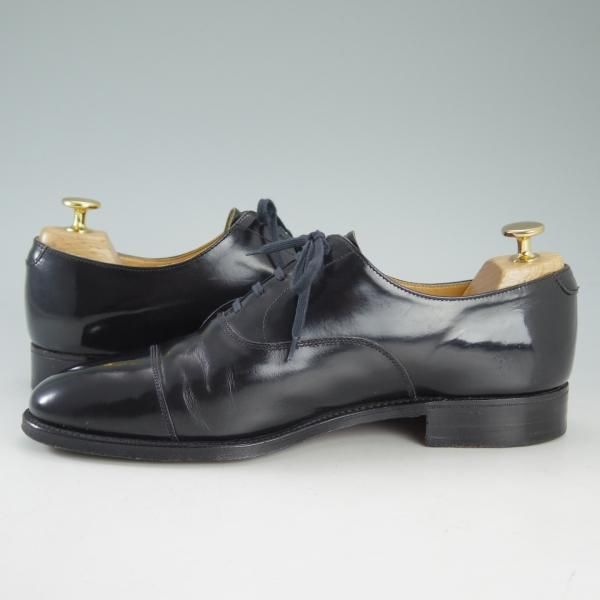 極上★クロケット&ジョーンズ 7E【★ポールスミス別注/CONNAUGHT】236ラスト/ストレートチップ/黒/メンズ/Paul Smith/Crockett&Jones★d642