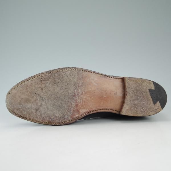極上★クロケット&ジョーンズ 7E【★ポールスミス別注/CONNAUGHT】236ラスト/ストレートチップ/黒/メンズ/Paul Smith/Crockett&Jones★d642