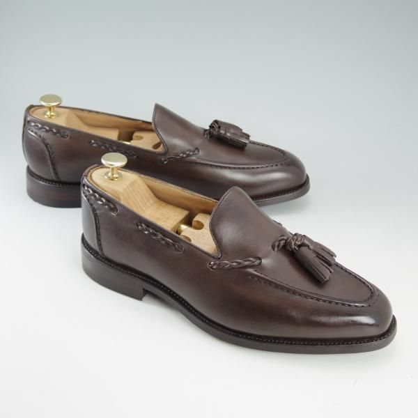 新品★トリッカーズ SIZE 7.5【貴重★(米)J.PRESS別注/ダイナイトソール仕様】タッセルローファー/M6142/茶/メンズ/Tricker's★d643