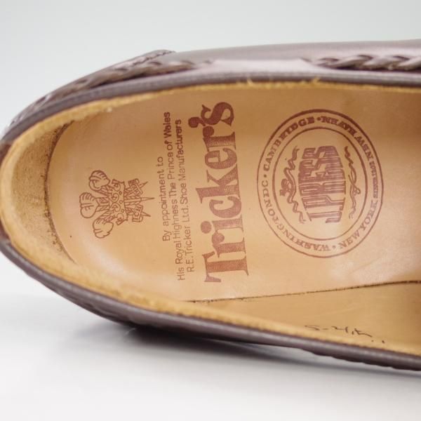 新品★トリッカーズ SIZE 7.5【貴重★(米)J.PRESS別注/ダイナイトソール仕様】タッセルローファー/M6142/茶/メンズ/Tricker's★d643