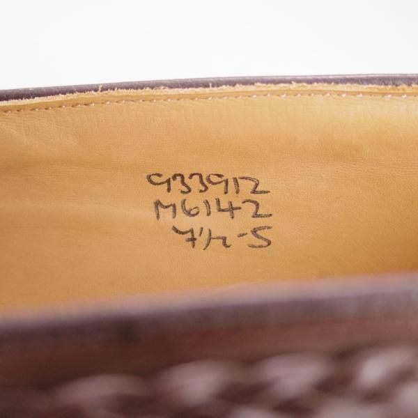 新品★トリッカーズ SIZE 7.5【貴重★(米)J.PRESS別注/ダイナイトソール仕様】タッセルローファー/M6142/茶/メンズ/Tricker's★d643