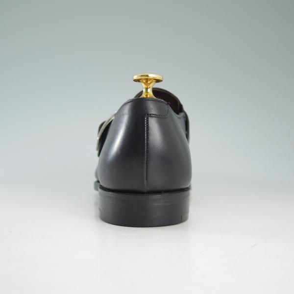 新品★(英)グレンソン 6.5E【貴重★モンクストラップ型スリッポン】103ラスト/33304-01/カーフ/黒/メンズ/GRENSON★d644