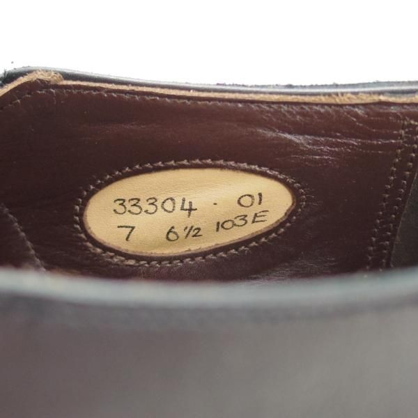 新品★(英)グレンソン 6.5E【貴重★モンクストラップ型スリッポン】103ラスト/33304-01/カーフ/黒/メンズ/GRENSON★d644