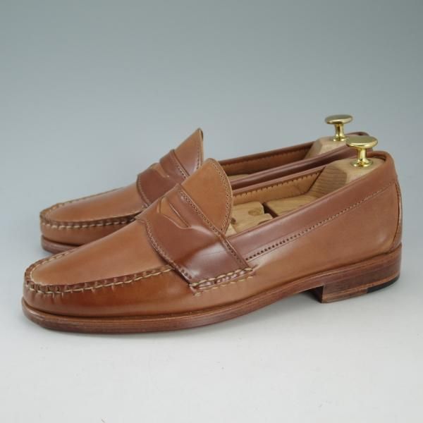 新品★(米)RANCOURT/ランコート 8D【貴重★コードバン/(ウイスキー色)ナチュラル】ユナイテッドアローズ別注/コインローファー★d645