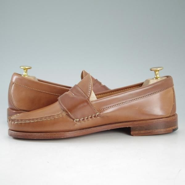 新品★(米)RANCOURT/ランコート 8D【貴重★コードバン/(ウイスキー色)ナチュラル】ユナイテッドアローズ別注/コインローファー★d645