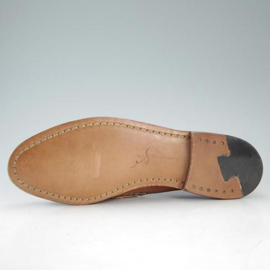 新品★(米)RANCOURT/ランコート 8D【貴重★コードバン/(ウイスキー色)ナチュラル】ユナイテッドアローズ別注/コインローファー★d645