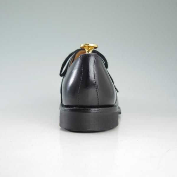 美品★(英)サンダース UK6.5【★ミリタリーコレクション/Military Derby Shoe/1128BC】ストレートチップ/カーフ/黒/メンズ/Sanders★d647