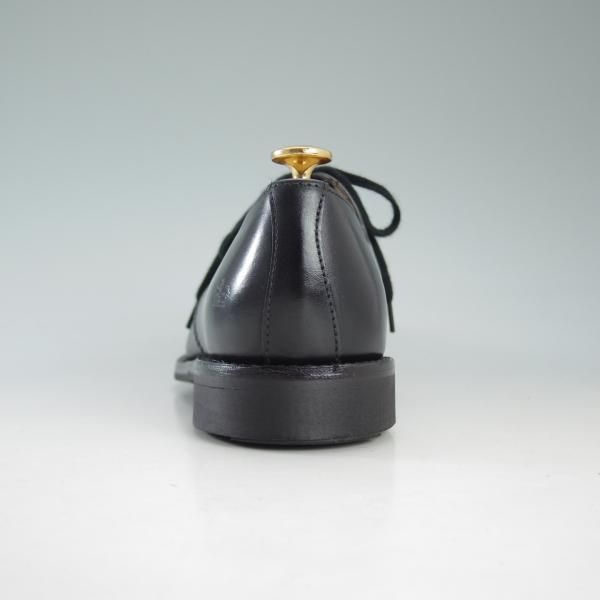 美品★(英)サンダース UK6.5【★ミリタリーコレクション/Military Derby Shoe/1128BC】ストレートチップ/カーフ/黒/メンズ/Sanders★d647