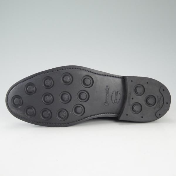 美品★(英)サンダース UK6.5【★ミリタリーコレクション/Military Derby Shoe/1128BC】ストレートチップ/カーフ/黒/メンズ/Sanders★d647