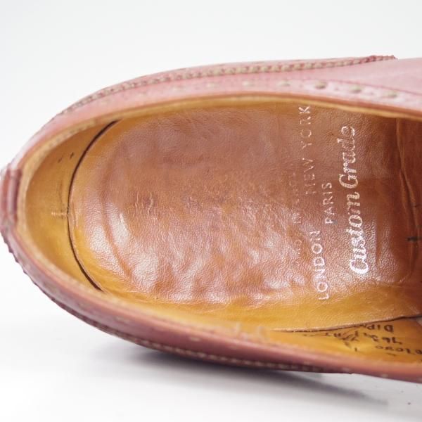 極上★チャーチ  70E/UK7【貴重★旧チャーチのディプロマット/DIPLOMAT IV/73ラスト】3都市/セミブローグ/カーフ/メンズ/Church's★d651