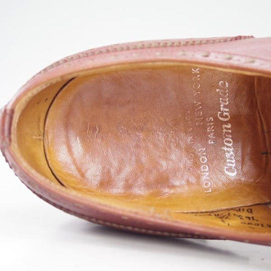 極上★チャーチ  70E/UK7【貴重★旧チャーチのディプロマット/DIPLOMAT IV/73ラスト】3都市/セミブローグ/カーフ/メンズ/Church's★d651