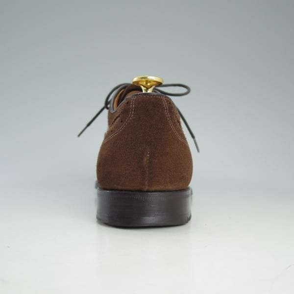 美品★チャーチ 60F/UK6【貴重★コンビ仕様/スエード×カーフ】116ラスト/4都市ロゴ/セミブローグ/茶×薄茶/メンズ/Church's★d652