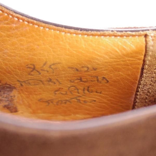 極上★チャーチ 85F/UK8.5【貴重★旧チャーチ/224ラスト/(伊)Calzoleria Borghini別注】3都市ロゴ/プレーントゥ/メンズ/Church's★d653