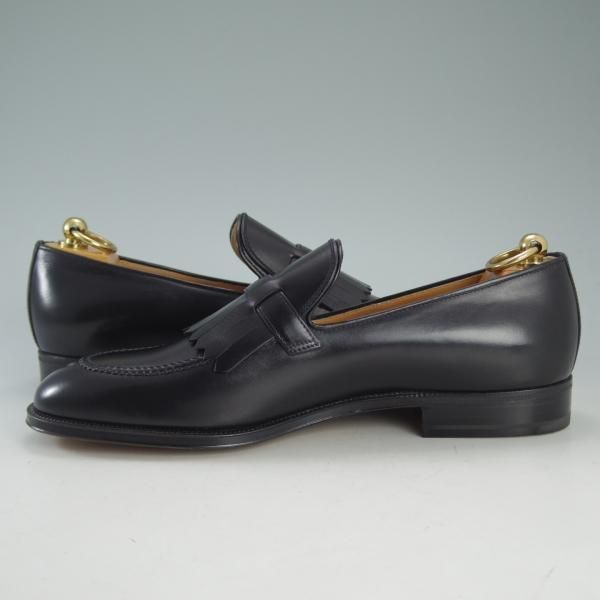 新品★(伊)タニノクリスチー SIZE 7【貴重★デッドストック/BOLZO/キルトモンク】1122906/カーフ/NERO/黒/メンズ/TANINO CRISCI★d655
