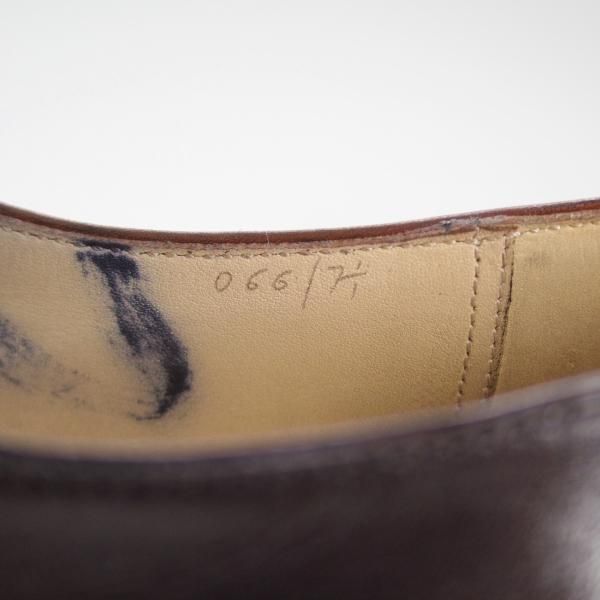 極上★(仏)ベルルッティ SIZE 7.5【貴重★4アイレット/ホールカット】オックスフォードシューズ/カーフ/黒/メンズ/Berluti★d657