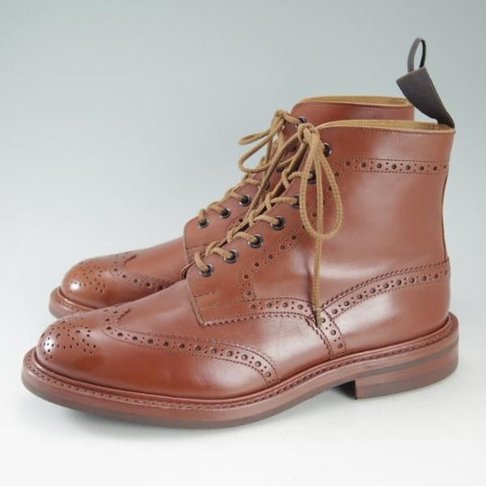 ほぼ未使用★トリッカーズ SIZE 8.5【ダイナイトソール仕様★マロンアンティーク】2508/モールトン/カントリーブーツ/Tricker's★d661