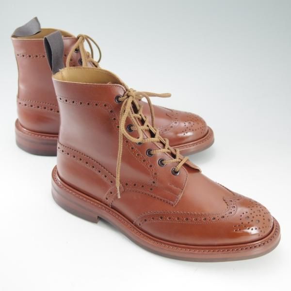 ほぼ未使用★トリッカーズ SIZE 8.5【ダイナイトソール仕様★マロンアンティーク】2508/モールトン/カントリーブーツ/Tricker's★d661