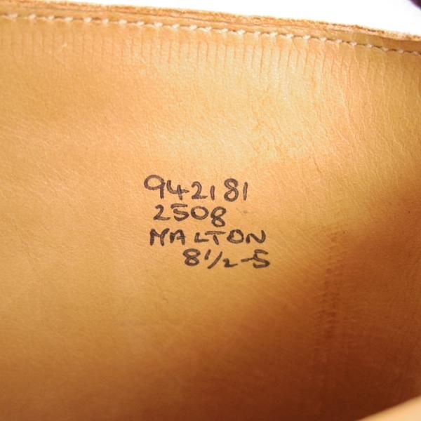 ほぼ未使用★トリッカーズ SIZE 8.5【ダイナイトソール仕様★マロンアンティーク】2508/モールトン/カントリーブーツ/Tricker's★d661