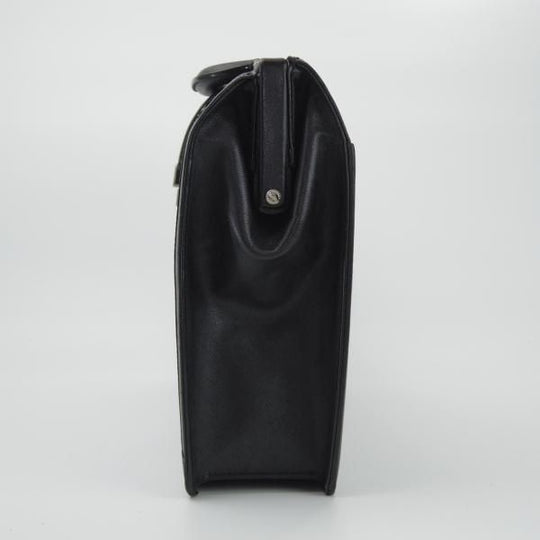 美品★バーバリー/Burberry【貴重★ダレスバッグ】メンズ ビジネス バッグ/レザー/黒/ブリーフケース★N5336