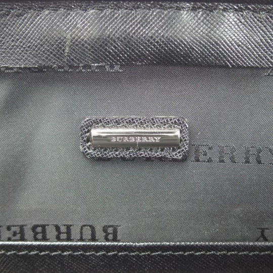 美品★バーバリー/Burberry【貴重★ダレスバッグ】メンズ ビジネス バッグ/レザー/黒/ブリーフケース★N5336