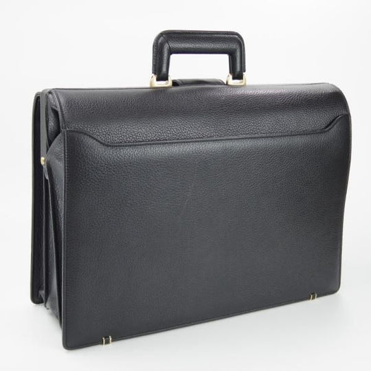 美品★(英)ダックス/DAKS【★ダレスバッグ】メンズ ビジネス バッグ/レザー/黒/ブリーフケース★N5337